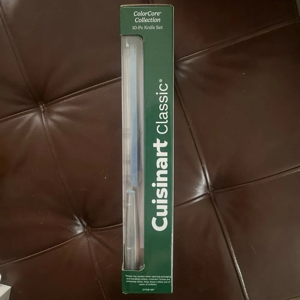 BRAND NEW Cuisinart ColorCore Collection 10-Pc Knife Set Stainless Steel Blades